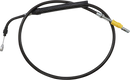 LA CHOPPERS Midnight Braided Clutch Cable - Stock Ape Hanger Handlebars - '21-'22 Touring LA-8058C08M