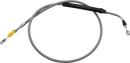 LA CHOPPERS Stainless Steel Braided Clutch Cable - 15"-17" Ape Hangers - '21-'22 FLTR LA-8058C16