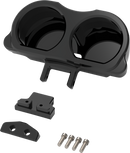 LA CHOPPERS Gauge Mount - Dual - Black - FLT LA-7397-03B