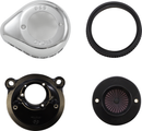 S&S CYCLE Air Stinger Stealth Air Cleaner Kit - Black 170-0725A