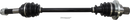 MOOSE OFFROAD Axle Assembly - Complete - Standard - Rear Left - '14 CF Moto Z-Force 800 EX LM6-CF-8-301