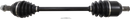 MOOSE OFFROAD Axle Assembly - Complete - Standard - Rear Left/Right - '19-'21 Honda Talon 1000X LM6-HO-8-339