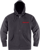 ICON Omnicrux Zip Fleece Hoodie - Black - Medium 3050-6388