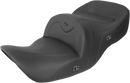 SADDLEMEN RoadSofa™ Seat - without Backrest - Black w/ Black Stitching - Heated - GL1800 '01-'10 H01-07-187HCT