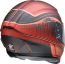 Z1R Jackal Helmet - Dark Matter Red Large with Drop-down Sun Visor and Advanced Ventilation