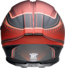 Z1R Jackal Helmet - Dark Matter Red Large with Drop-down Sun Visor and Advanced Ventilation