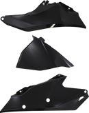 UFO Black Side Panels for Motorcycle - Part Number GG07129-001