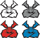 MOOSE OFFROAD Decal - Angroid - 4 Pack 4320-2528