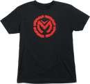 MOOSE OFFROAD Fractured T-Shirt - Black/Red - Medium 3030-22759