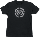 MOOSE OFFROAD Fractured T-Shirt - Black/Silver - 2XL 3030-22757