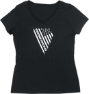 MOOSE OFFROAD Women's Salute T-Shirt - Black - Small 3031-4166