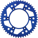 MOOSE OFFROAD Rear Sprocket - Aluminum - 49 Tooth - Blue - Husaberg/Husqvarna/KTM 1211-897-49-12