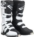 MOOSE OFFROAD Qualifier Boots - Black/White - Size 10 3410-2602