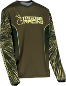 MOOSE OFFROAD Youth Agroid Jersey - Olive/Tan - Medium 2912-2278