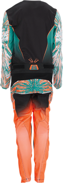 MOOSE OFFROAD Youth Agroid Jersey - Teal/Orange/Black - Medium 2912-2253