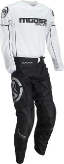 MOOSE OFFROAD Qualifier® Jersey - Black/White - 4XL 2910-7194