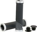 MOOSE OFFROAD Mountain Bike Lock-On Grips - Black/Gray - 130 mm PRO-627EP