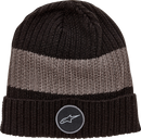 ALPINESTARS Ward Beanie - Black/Charcoal - One Size 1232-81200-1018