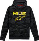 ALPINESTARS Area Hoodie - Heather Charcoal - Medium 1232-51300-191M