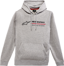 ALPINESTARS Linear Race Hoodie - Heather Gray - 2XL 12325100010262X
