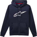 ALPINESTARS Ageless II Zip Hoodie - Navy/White - Large 1038530527020L