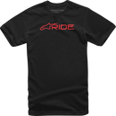 ALPINESTARS Ride 3.0 T-Shirt - Black/Red - 2XL 12327220010302X