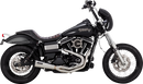 VANCE & HINES 2-into-1 Upsweep Exhaust System - Brushed - Stainless Steel 27325