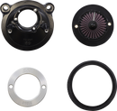 S&S CYCLE Air Stinger Stealth Air Cleaner Kit - Black Chrome Ring 170-0724A