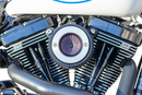 S&S CYCLE Air Stinger Stealth Air Cleaner Kit - Black Chrome Ring 170-0716A