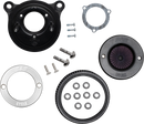 S&S CYCLE Air Stinger Stealth Air Cleaner Kit - Black Chrome Ring 170-0716A