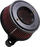 S&S CYCLE Air Stinger Stealth Air Cleaner Kit - Black Chrome Ring 170-0724A