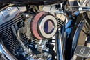 S&S CYCLE Air Stinger Stealth Air Cleaner Kit - Chrome Ring 170-0715A