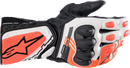 ALPINESTARS SP-8 V3 Gloves - Black/White/Fluo Red - Small 3558321-1231-S