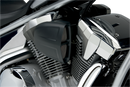 COBRA Air Cleaner Kit - Black 06-0467B-SB by COBRA with High-Flow K&N Filter