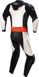 ALPINESTARS GP Force Chaser 1-Piece Leather Suit - Black/White/Red Fluo - US 46 / EU 56 3150321-1231-56