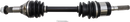 MOOSE OFFROAD Axle Kit - CV/Complete - OEM Replacement - Standard - Front Right - Outlander/Renegade CAN-7090