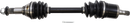 MOOSE OFFROAD Axle Kit - CV/Complete - OEM Replacement - Standard - Front Left - Outlander/Renegade CAN-7089