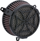 COBRA Air Cleaner Kit - Black 606-0104-02B-SB for Enhanced Motorcycle Performance