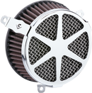 COBRA Air Cleaner Kit - Chrome 606-0104-04-SB for Enhanced Motorcycle Performance