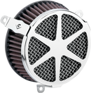 COBRA Air Cleaner Kit - Chrome 606-0100-04-SB for Enhanced Motorcycle Performance