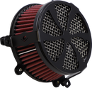 COBRA Air Cleaner Kit - Black 606-0100-01B-SB for Enhanced Motorcycle Performance