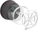 COBRA Air Cleaner Kit - Chrome 606-0103-02-SB for Enhanced Motorcycle Performance