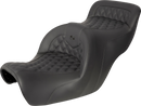 SADDLEMEN Roadsofa™ Seat - without Backrest - Lattice Stitch - Black - GL1500 '88-'00 H88-07-182