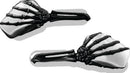 Kuryakyn Skeleton Hand Mirrors Black/Chrome - Part