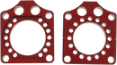 PRO CIRCUIT Axle Blocks - Red - Honda HAB09