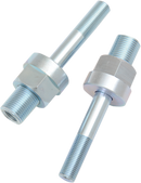 BURLY BRAND Adjustable Shock Lowering Kit - Rear - Lowers 0"-1.25" - Silver Zinc Finish B28-257