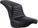 LE PERA Kickflip Seat - Pleated - Black - FX/FL '18-'23 LY-590PT
