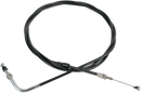 WSM Black Vinyl Throttle Cable for Yamaha 002-057 - All Stainless Steel Fittings