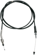 WSM Black Vinyl Throttle Cable for Kawasaki 002-032-01 - All Stainless Steel Fittings