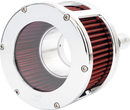 FEULING PARTS BA Race Series Air Cleaner Kit - Chrome - Red Filter 5428
